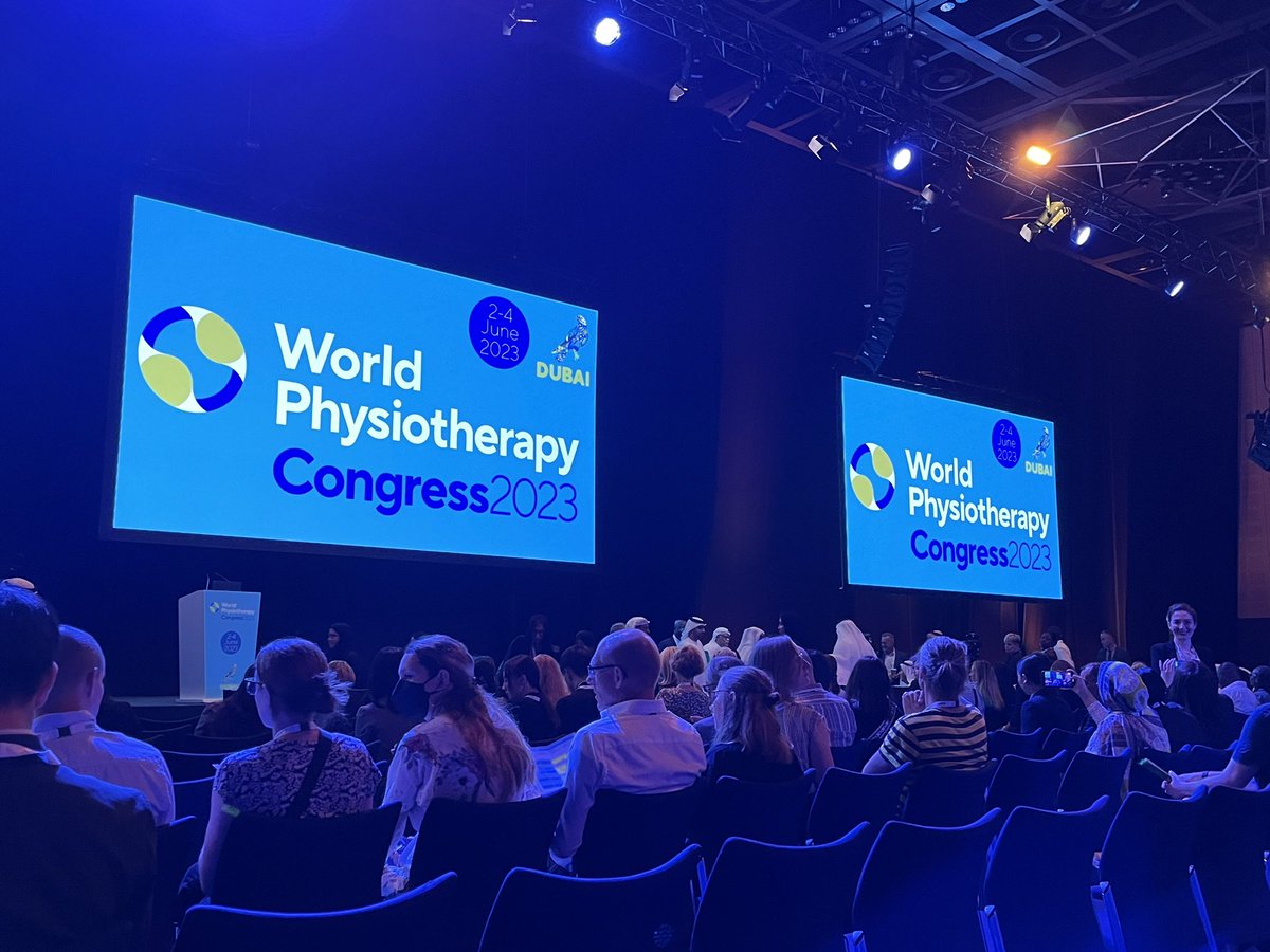 And we’re off and running 🌏 @WorldPhysio1951 #worldphysio2023 #globalPT #physio