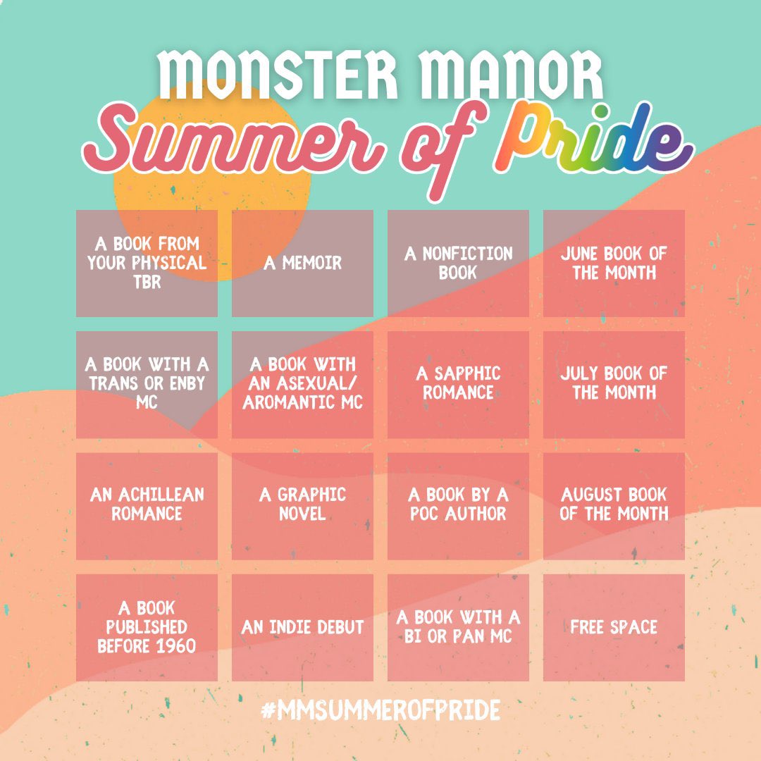 ~ Thread🏳️‍🌈✨

here's my thread of all of my reads for this next Monster Manor Challenge!! #mmsummerofpride