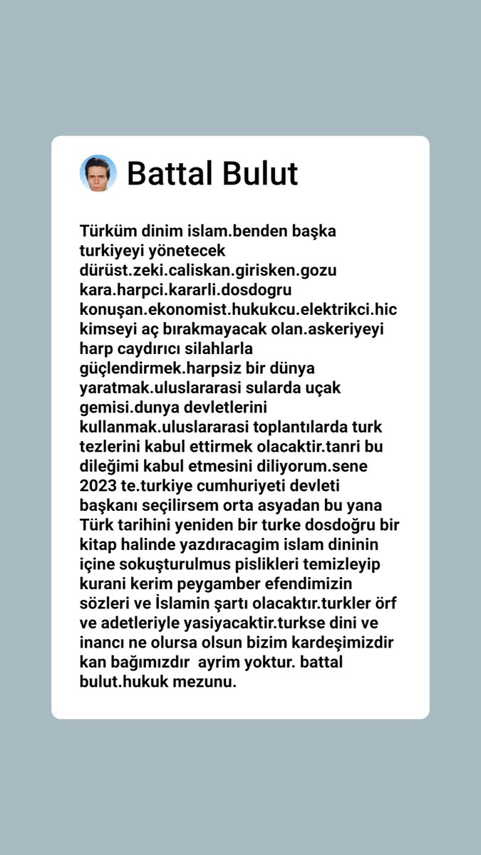 Battal Bulut (@bulutbattal) on Twitter photo 