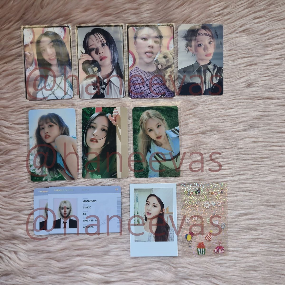 haneevas's tweet photo. wts lfb ph

twice between 1 &amp; 2 pc
b1&amp;2 ld - 600 ea
id - 80
coll book deco sticker - 120 set
tzuyu pola - 100

dm or sco https://t.co/TeKIqBUgn9

🏷 jeongyeon momo fol photocard ww usa kor ina my thai sg japan sana mina nayeon dahyun lucky draw https://t.co/af3vWhZoji