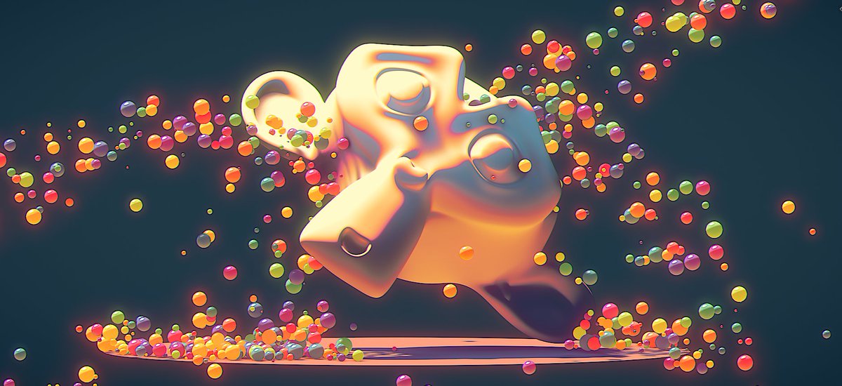HotdogNugget's tweet image. My particle simulation toolkit is now available for free on my Gumroad!
8 modular nodes for setting up advanced particle physics simulation in Blender 3.6 ✨
(link in replies)