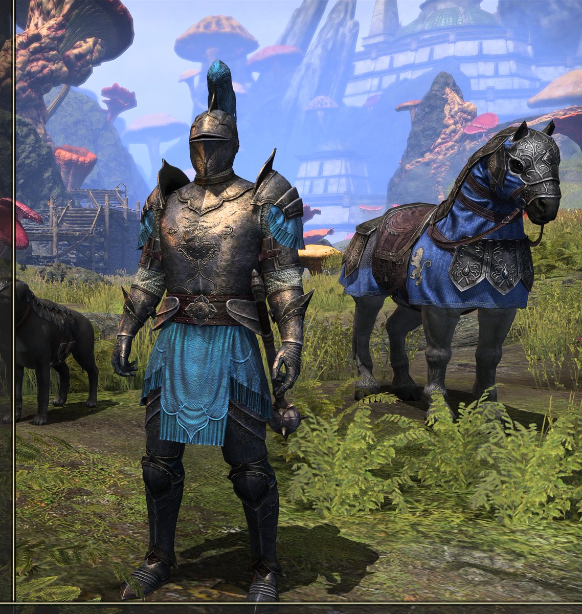 Finally find a weapon and shield that's fit very nice with this set! #ESO #ElderScrollsOnline #ESOFam