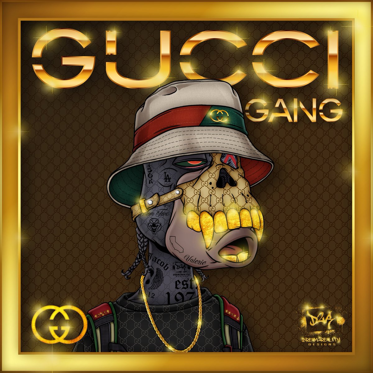 Where's The 'Gucci Gang' at?!!???
#BDCO #GucciGang #DesignerDog #D2R 
#WeAreNotTheSame #EditKing