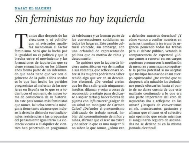 climentpepa's tweet photo. Que buena es Najat💜 https://t.co/N0Oi263aUk