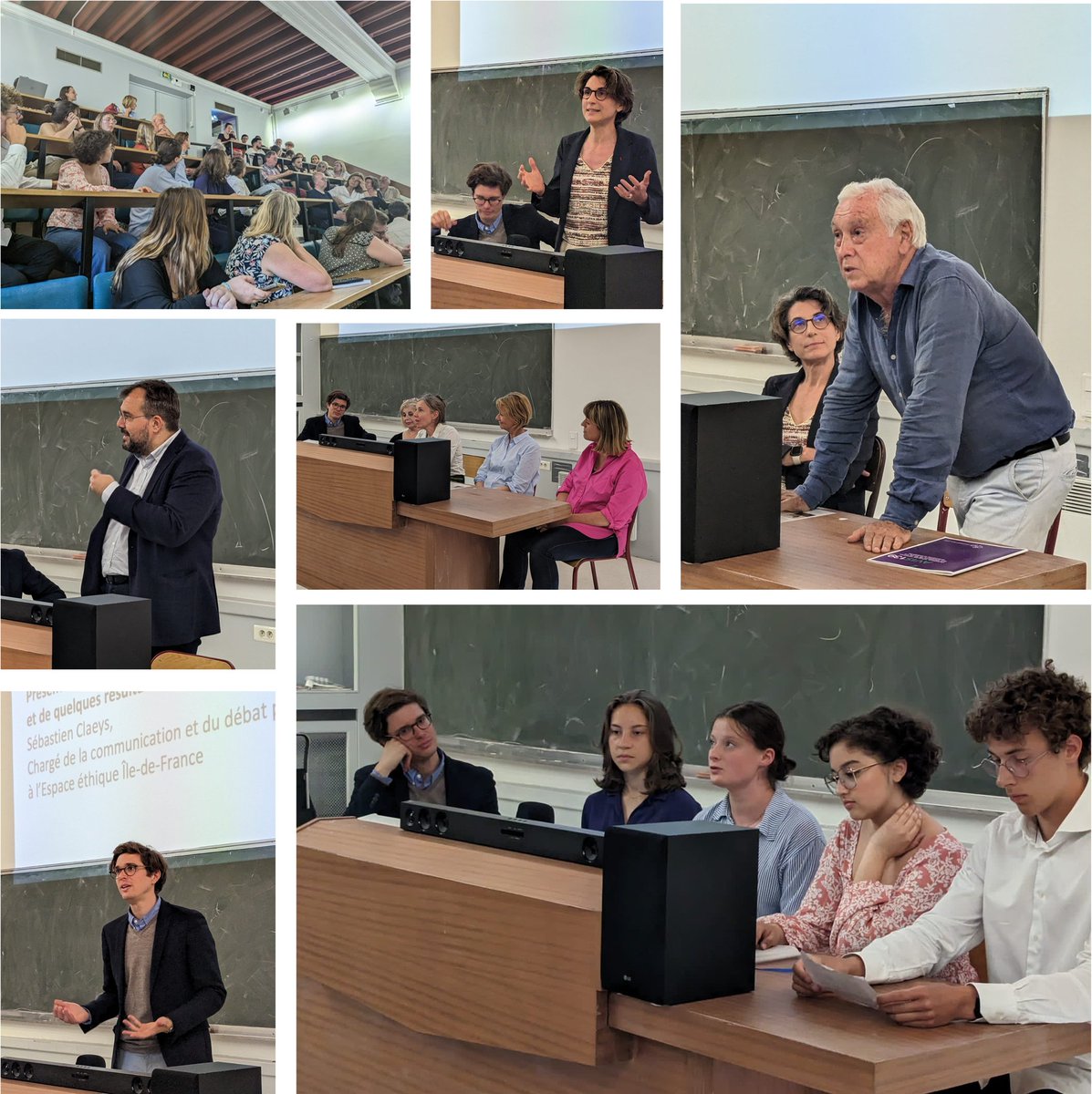 Nous avons eu la joie de présenter le rapport de la consultation lycéenne en Île-de-France sur la #FindeVie avec <a href="/EspaceEthique/">Espace éthique/IDF</a> en présence de Jean-François Delfraissy, <a href="/BDLYO/">Bénédicte Durand</a> et <a href="/sub_specie/">Nicolas Castoldi</a>
Un beau moment  où nous avons pu écouter la parole des lycéens et des étudiants.