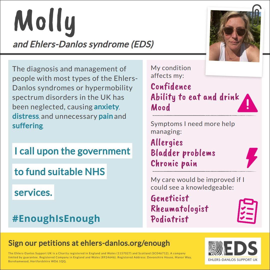 Mollyhwelsh's tweet photo. Calling the Neuro Different community to action and to share! 

#EnoughIsEnough 

The link between ADHD and EDS is poorly researched and understood.

@adhdadult_james @ADHDFoundation @Mollys_ADHD @HolSmale @soundcube @AdhdFleur @ADHD_Women_Res @BendyBrain @EDSSupportPage https://t.co/ufx33l3eAv