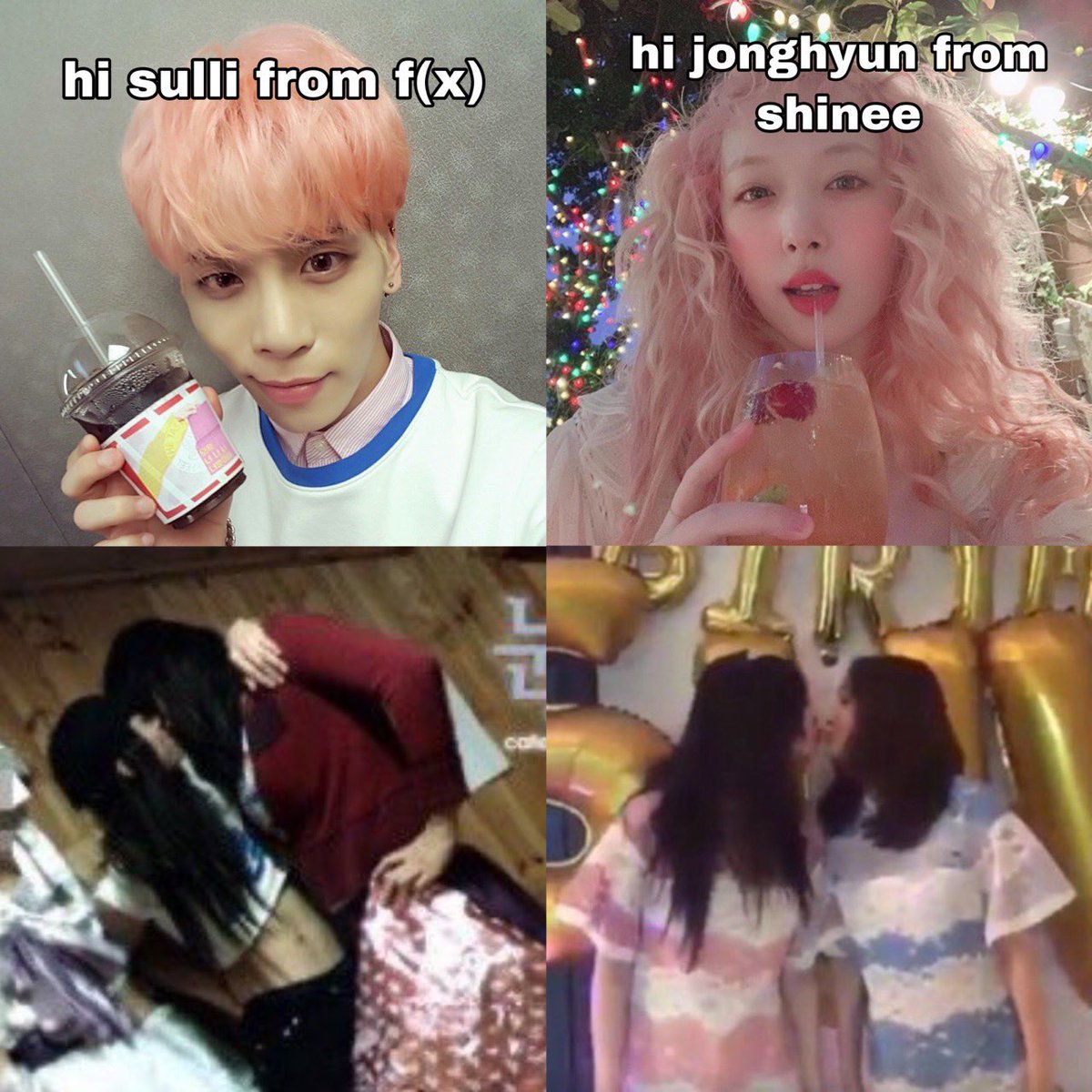 happy pride month lovelies ♡ sulli and jonghyun love you endlessly