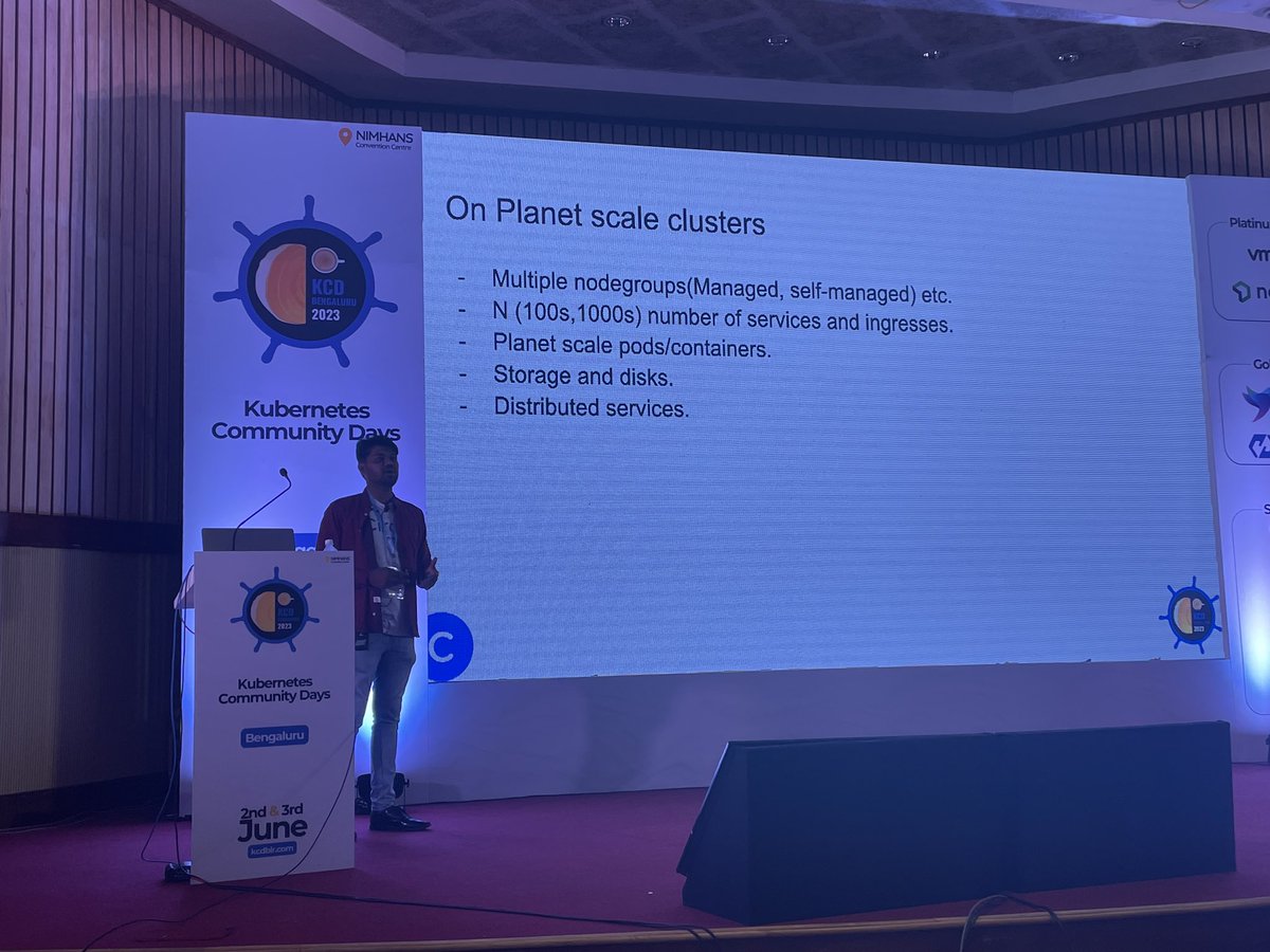 Kubernetes Community Days Bengaluru (@kcdbengaluru) on Twitter photo Give a huge shoutout to the Demo: Resource(Cost) optimization on planet-scale Kubernetes clusters from <a href="/Rahul_Mahale/">Rahul Mahale</a> Principal DevOps Engineer at Circle.so. co where he shares insights on the world of Kubernetes clusters at "n" number as scale.
#KCDBengaluru Give a huge shoutout to the Demo: Resource(Cost) optimization on planet-scale Kubernetes clusters from <a href="/Rahul_Mahale/">Rahul Mahale</a> Principal DevOps Engineer at Circle.so. co where he shares insights on the world of Kubernetes clusters at "n" number as scale.
#KCDBengaluru