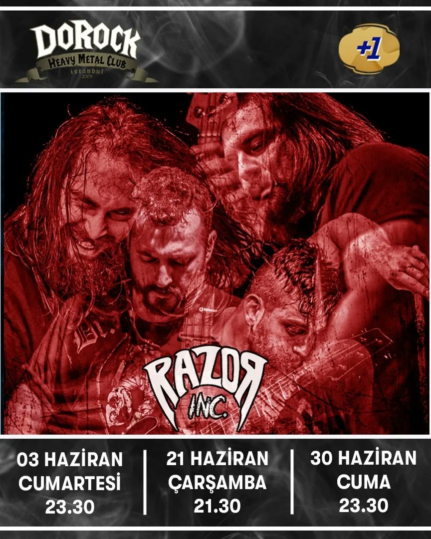 Haziran'a şöyle bi girelim dedik... Bu akşam 22.30 @ The Wall Taksim Yarın akşam 23.30 @ Dorock Heavy Metal Club Bekleriz. 🤘🏻