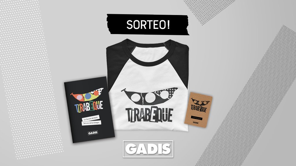 💙 SORTEO 💙 Aquí tes unha nova oportunidade para tirabequearte connosco! Sorteamos cinco lotes de camiseta, caderno e fanzine! 😎 

➡️ Sigue a <a href="/gadis/">Gadis</a> 👍.
➡️ Fai RT a este chío 🔄.

📆 Tes ata o 08/06. 

Bases legais: gadis.es/sorteos