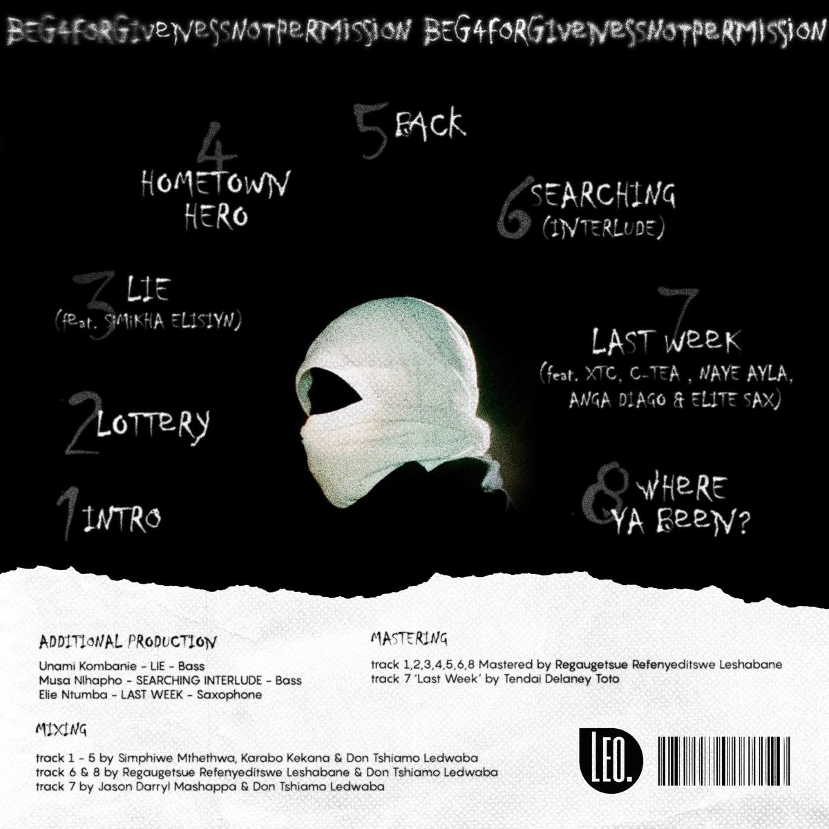 leonitus777's tweet photo. BEGforFORGIVENESSNOTpermission An EP by LEO OUT NOW

Link in Bio 

Hope You All Enjoy The Project after a 4 Year Hiatus Filled With Turbulence and Trials I’m So Happy We’re Finally Here 

Thank For All The Love and Support Please Do Share &amp; Have a Lovely Day 🎱

6L https://t.co/CHEMK5tUhO