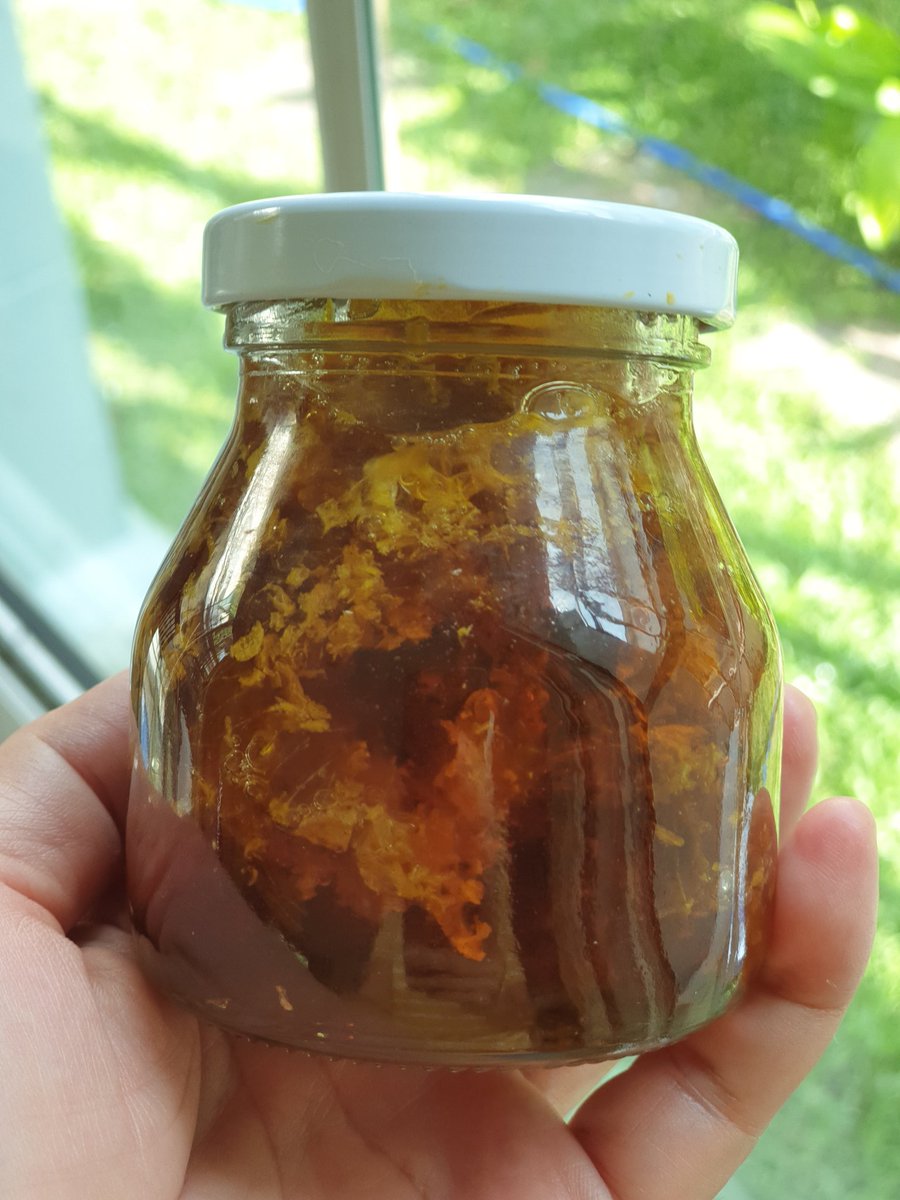 ผึ้งมาทำรังใต้หลังคาบ้าน ให้น้ำผึ้งที่มีรสชาติหวานอมเปรี้ยว อร่อยเลยล่ะ