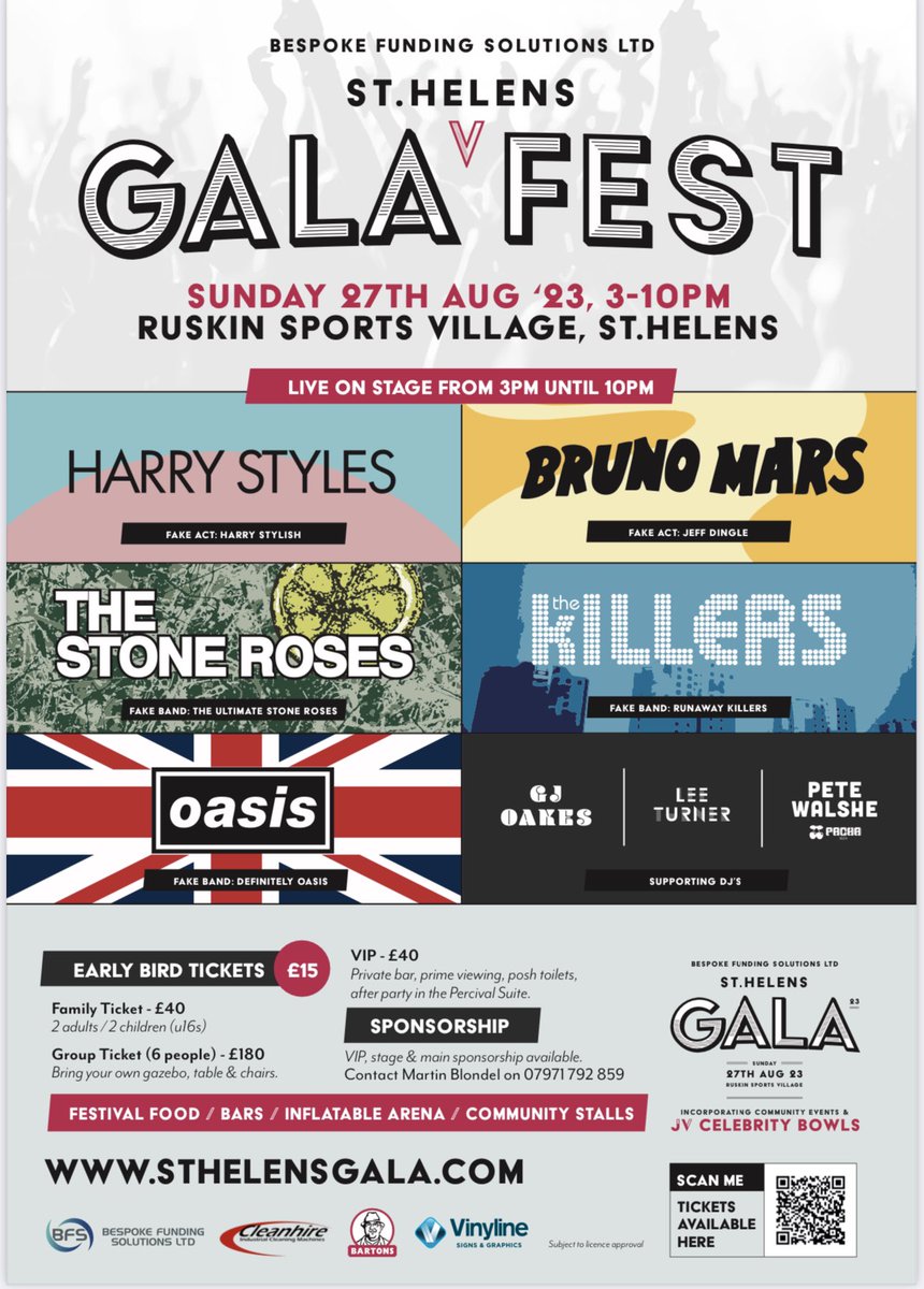 sthelensgala's tweet image. *COMPETITION*
WIN a Gazebo Plot for 6 People!
INCLUDES Entry for SIX PEOPLE!
Gives you the opportunity to relax under your own Gazebo with your own Table &amp;amp; Chairs &amp;amp; get ready for the next BANGER🙌🏻🙌🏻🙌🏻
All you have to do is RETWEET this post! Tell ur friends they may invite YOU 🙌🏻