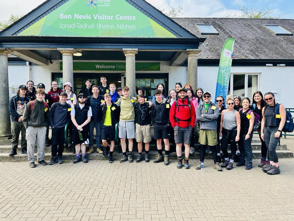 Team Ogilvie once again heading out to conquer The Ben in aid of <a href="/StAndrewHospice/">St. Andrew's Hospice</a> living the dream in the Ogilvie Green <a href="/StJOHS/">St John Ogilvie HS</a>