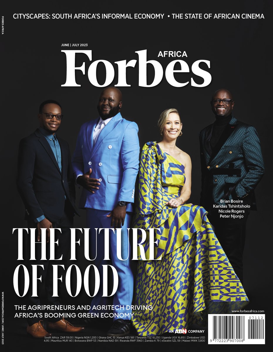 forbesafrica's tweet photo. #NewIssueAlert
Agriculture is an industry ripe for disruption in Africa. But improving yield, efficiency, and profitability in this sector comes down to the harvesting of technology. These agritech innovators are bringing transformative changes to the continent’s green economy. https://t.co/bzIaZtlad5