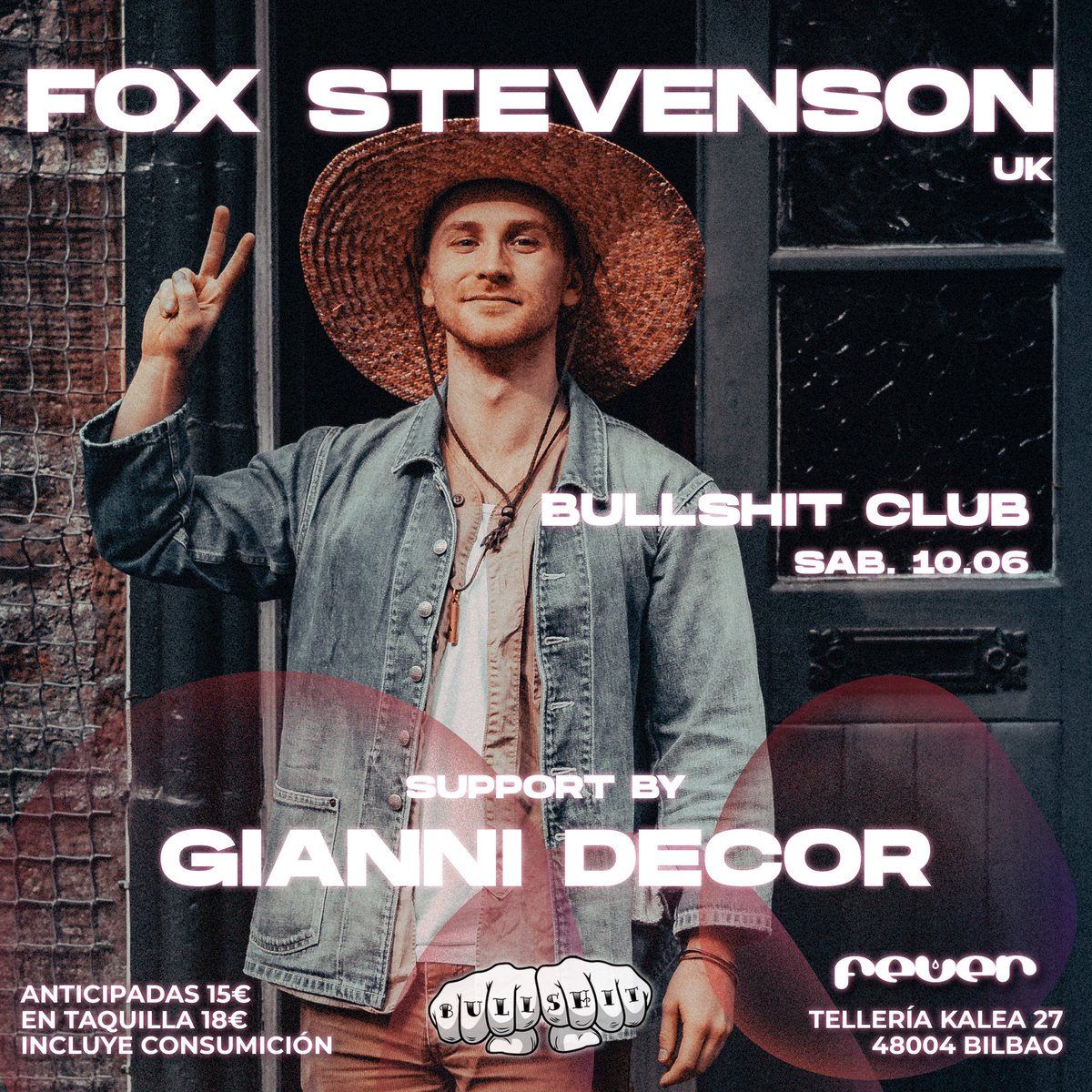 👊🏻 8 días 

👉🏽 <a href="/FoxStevensonNow/">Fox Stevenson 🦊</a> 
👉🏽 <a href="/DecorGianni/">GIANNI DECOR</a> 

📍<a href="/FeverClubBilbao/">Fever Club Oficial</a> 

🎟️ entradas.codetickets.com/entradas/bulls…