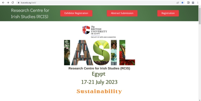 Exhibitors &amp; Publishers share your expertise or books at the IASIL 2023: Sustainability Conference 17-21 July 

Register here srs.bue.edu.eg/exhibitor/regi…