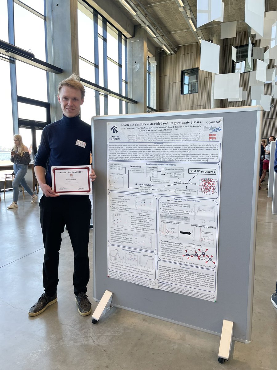 Congratulations to <a href="/RenStrandskov/">Søren Strandskov Sørensen</a> for his poster award at the <a href="/DanScatt_DK/">DanScatt</a> annual meeting here in Aalborg!