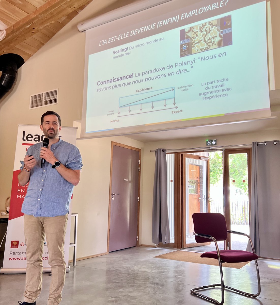 IA 🧠💻 I Le séminaire de Leader Occitanie se poursuit avec une conférence de Yann FERGUSON sur le thème « Comment l’intelligence artificielle va transformer le monde du #travail ». 🏢🏭 #ia #entreprise #travail #emploi #économie