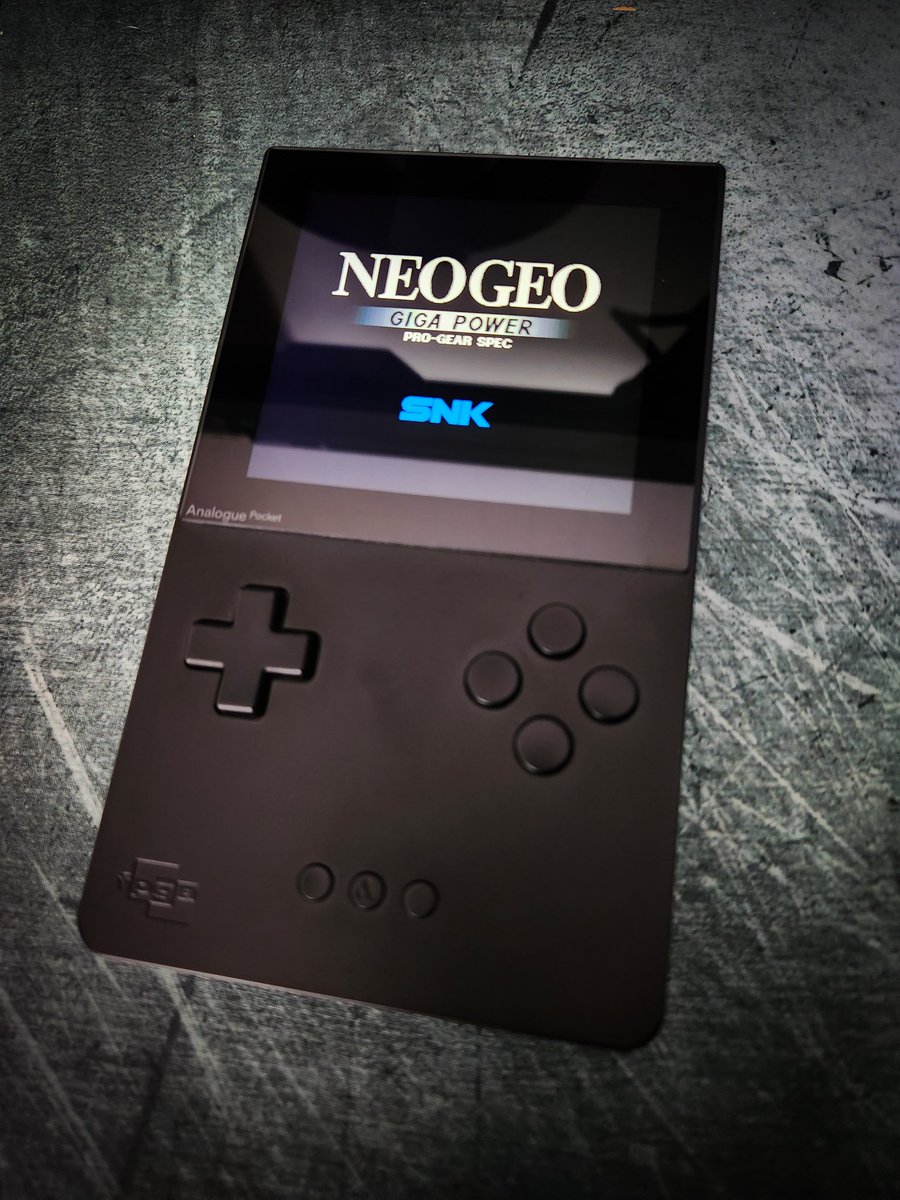 NeoGeo on Analogue Pocket? Sure, why not!

Happy Friday all!

#NeoGeo #AnaloguePocket #Analogue #RETROGAMING