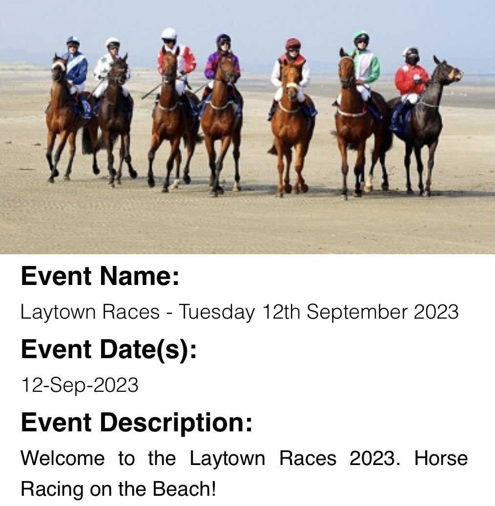 If Laytown ever races the Tuesday after the Derby, I’m going back. goracing.ie/racecourses-an…