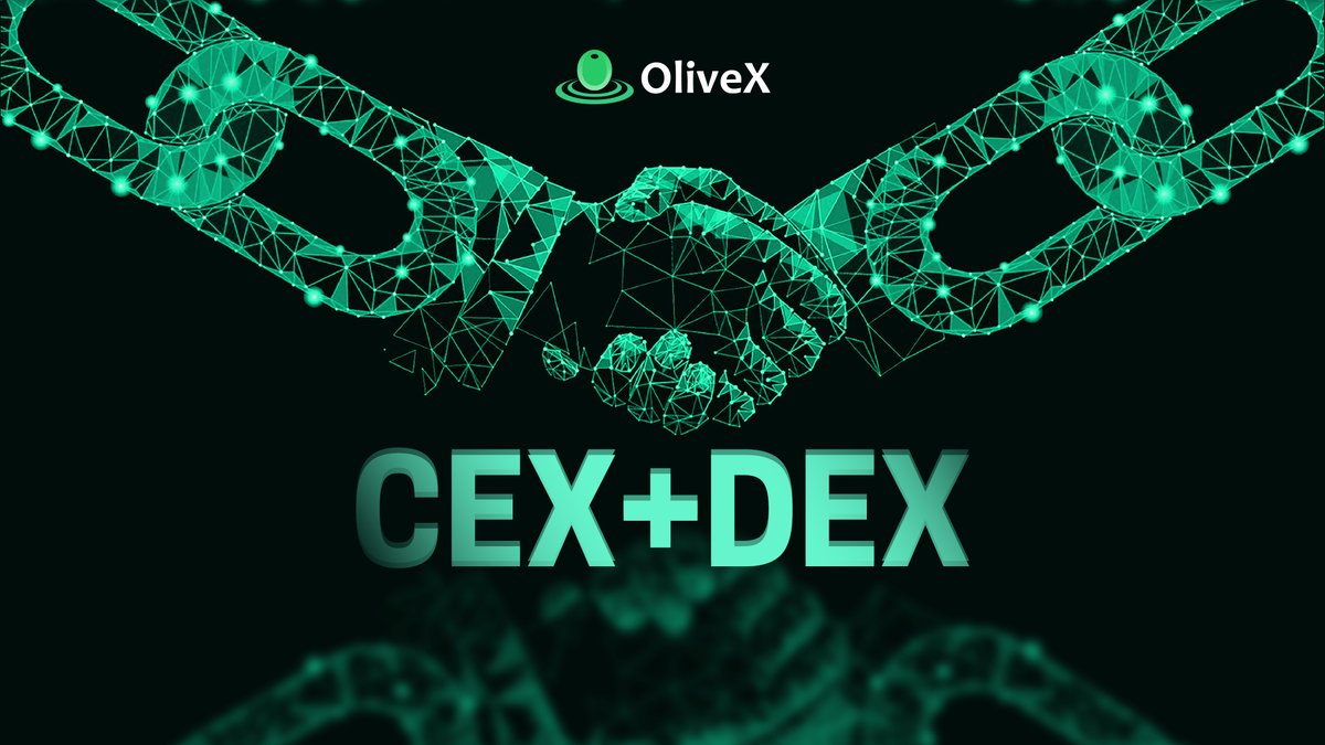 OliveX_Exchange's tweet photo. With the combination of #CEX and #DEX  users enjoy the benefit of liquidity and regulated at the same time gain more C.S.T.R (Control, Security, Trustlessness, Privacy)
That what make OliveX different
#OliveX #FEX #OVEChain $OVE https://t.co/0y1RSde8Bi