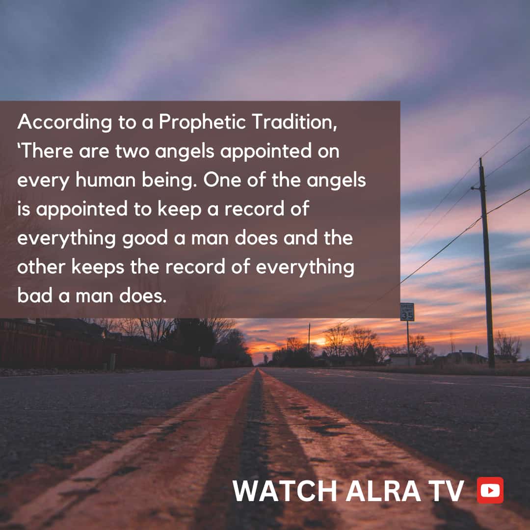 There are two #angels appointed on every #human being. One of the angels is #appointed to keep a #record of everything good a man does and the other keeps the record of #everything bad a #man does

#goodbad #thelordoftherings #love #bad #good

#WATCH #ALRATV Live at 3:00 AM IST