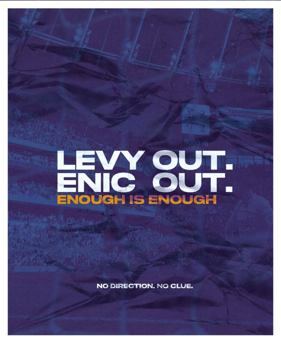 Apparently Levy, Cullen and co are monitoring socials for fan reactions… #NoToPostecoglou #LEVYOUT #ENICOUT @SpursOfficial @scott_munn