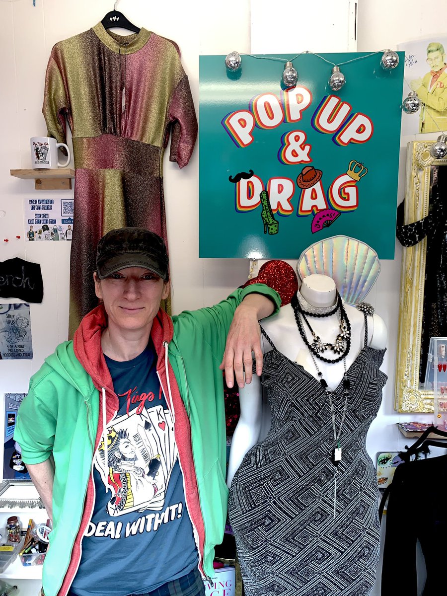 There’s a whole lot of Dorian T. Fisk in the new issue of our #SomewhereForUs 🏳️‍🌈 mag.

We find about the award-winning Glasgow-based drag king and discover more about their fabulous shop #PopUpAndDrag.

You can become a member, order the mag and more at somewhereforus.org/shop