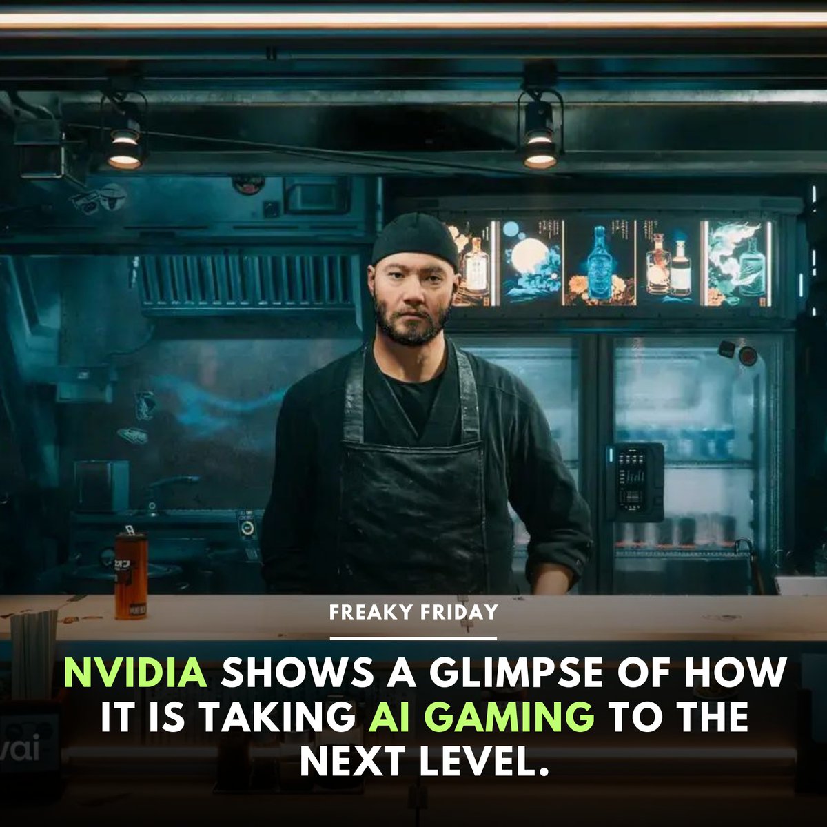 PlanetXnft_'s tweet photo. #Technology company #NVIDIA takes #AIgaming to new heights.

#FreakyFriday #Fridayvibes #Fridaymotivation #GameFi #gaming #ai #web3 #web3community #DeFi #GamingCommunity #GiveawayAlert #GamingNews https://t.co/4n739fuvDO