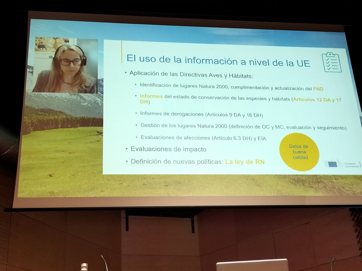 Lucía Iglesias, de la Comisión Europea, en la jornada de presentación del sistema de información de la naturaleza de Euskadi #NaturaEuskadi @EkoGarapena <a href="/Gob_eus/">Eusko Jaurlaritza - Gobierno Vasco</a>