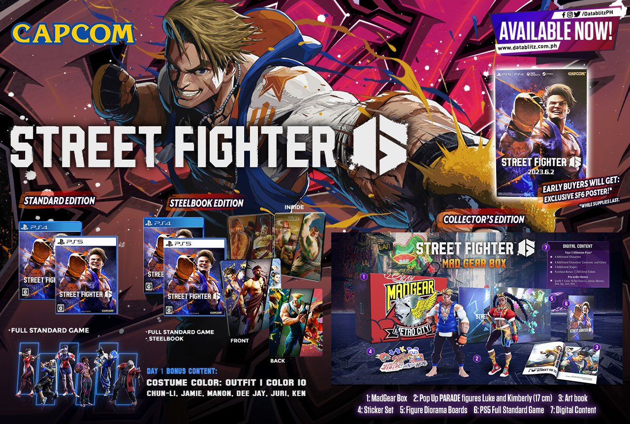 Street Fighter 6 (Collector's Edition) - PS4 Games