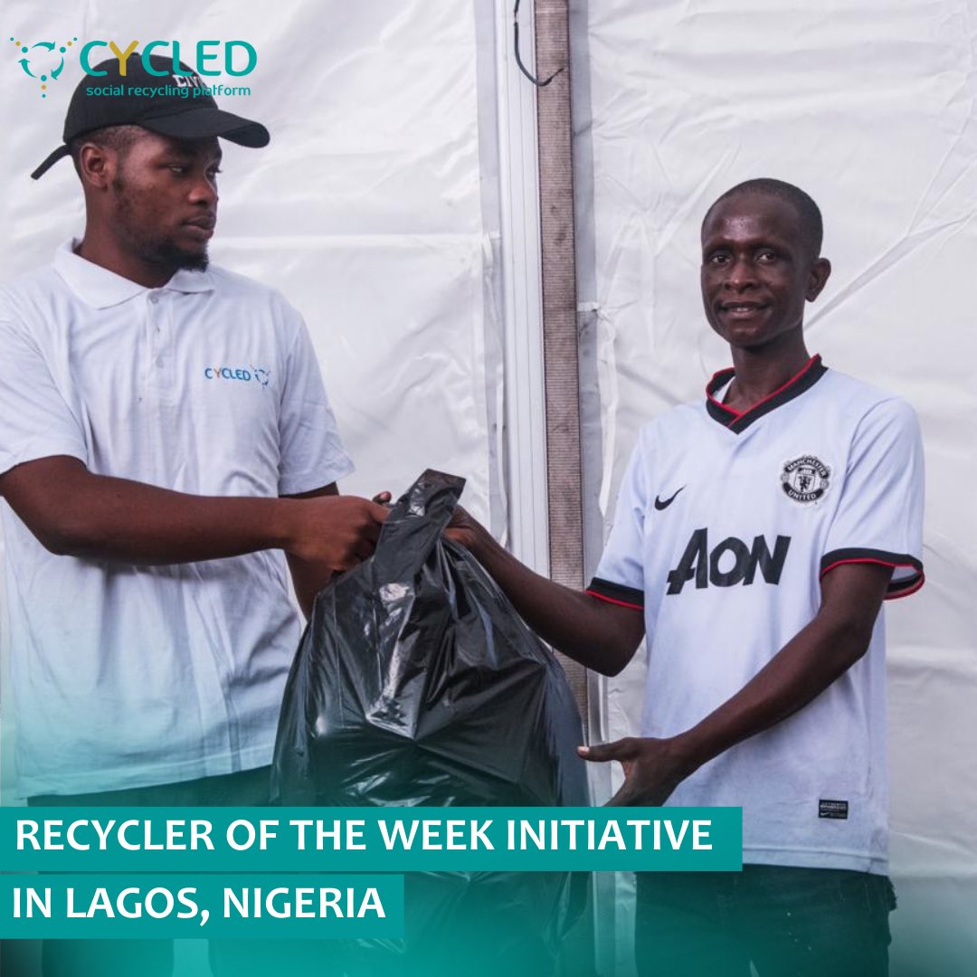 cycledtech's tweet image. We are continuously inspired by the impact of our "Recycler of the Week," initiative in Nigeria! 🙌🏽

By rewarding these heroes who are creating a cleaner, greener Nigeria, we hope to inspire more champions and make a profound impact on the future of our planet! 🌍

#recycle