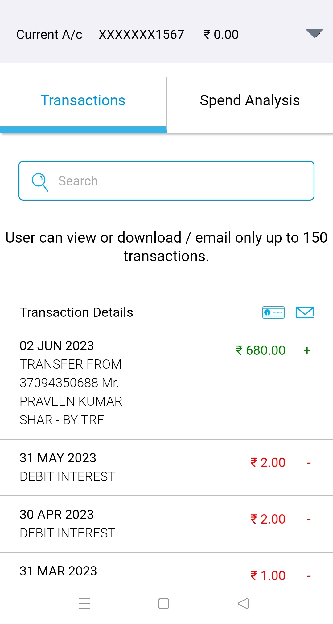 Praveen Sharma on X: @TheOfficialSBI @RBI How this possible Without my  permission my account is debited xxx688 ₹680 ant credit my account xxx567  ₹680. But not showing my account it's rupees and