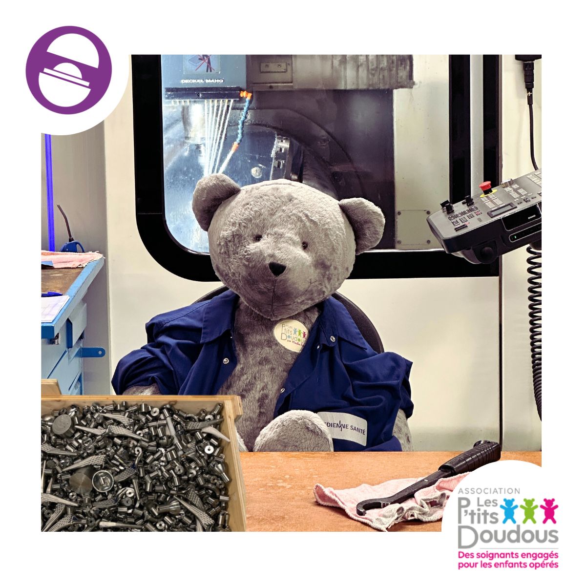 <a href="/DedienneSante/">DEDIENNE SANTE</a> soutient les enfants hospitalisés et l'association les <a href="/www/">WWW</a>.lesptitsdoudous.org
#solidarité #enfantsmalades