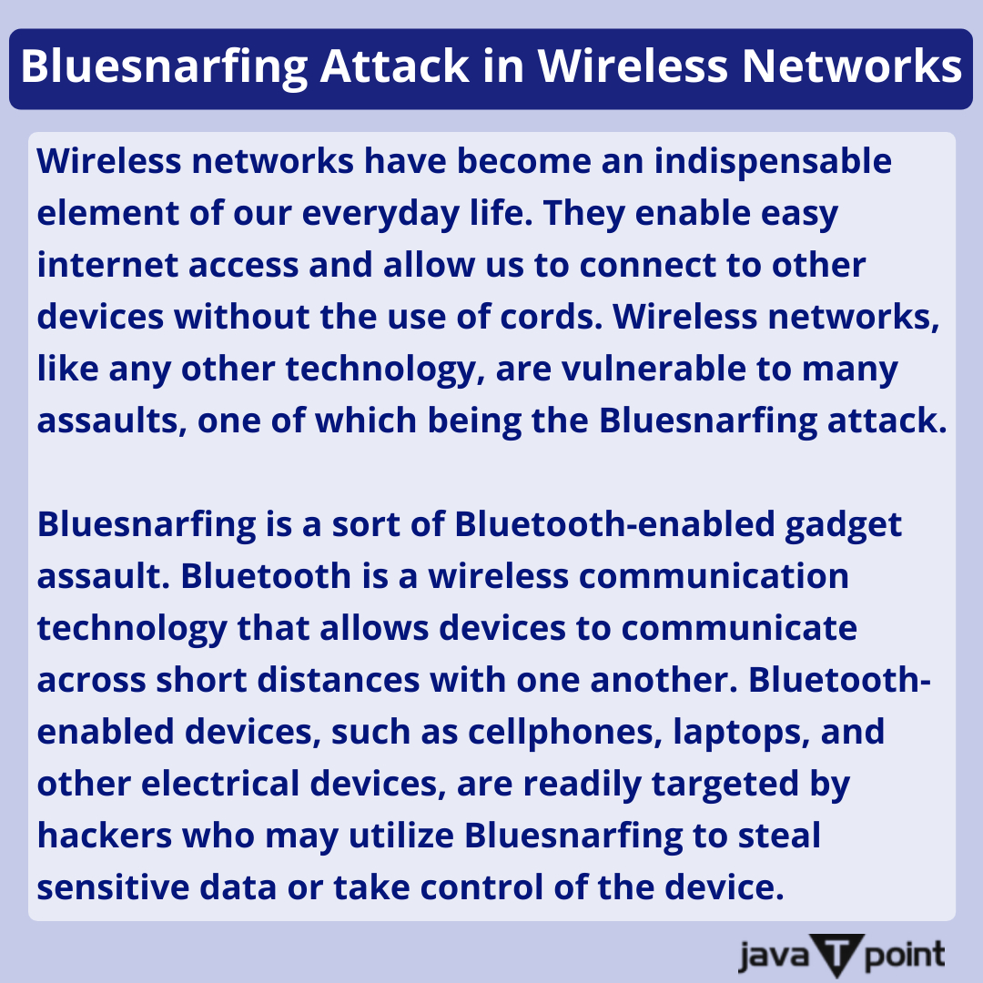 Bhavana83491661's tweet image. Bluesnarfing Attack in Wireless Networks
.
.
.
.
for more information
bit.ly/3WLwYGh
check the above link
.
.
.
.
#csmacd #csmaca #switch #router #BluesnarfingAttack #wireless #https #smtp #protocol #networking #network #computerscince #computerengineering #javatpoint