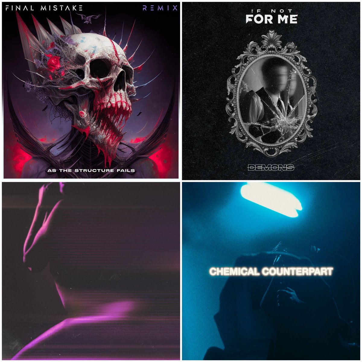 core_weekly's tweet photo. Today's New Releases 

@atsf_band - Final Mistake (Remix)
@IfNotForMeBand - Demons
@afterhourmke - What I Wanted
@ToKillAchilles - Chemical Counterpart

#asthestructurefails #ifnotforme #afterhouranimals #tokillachilles https://t.co/PjnRzPIouP