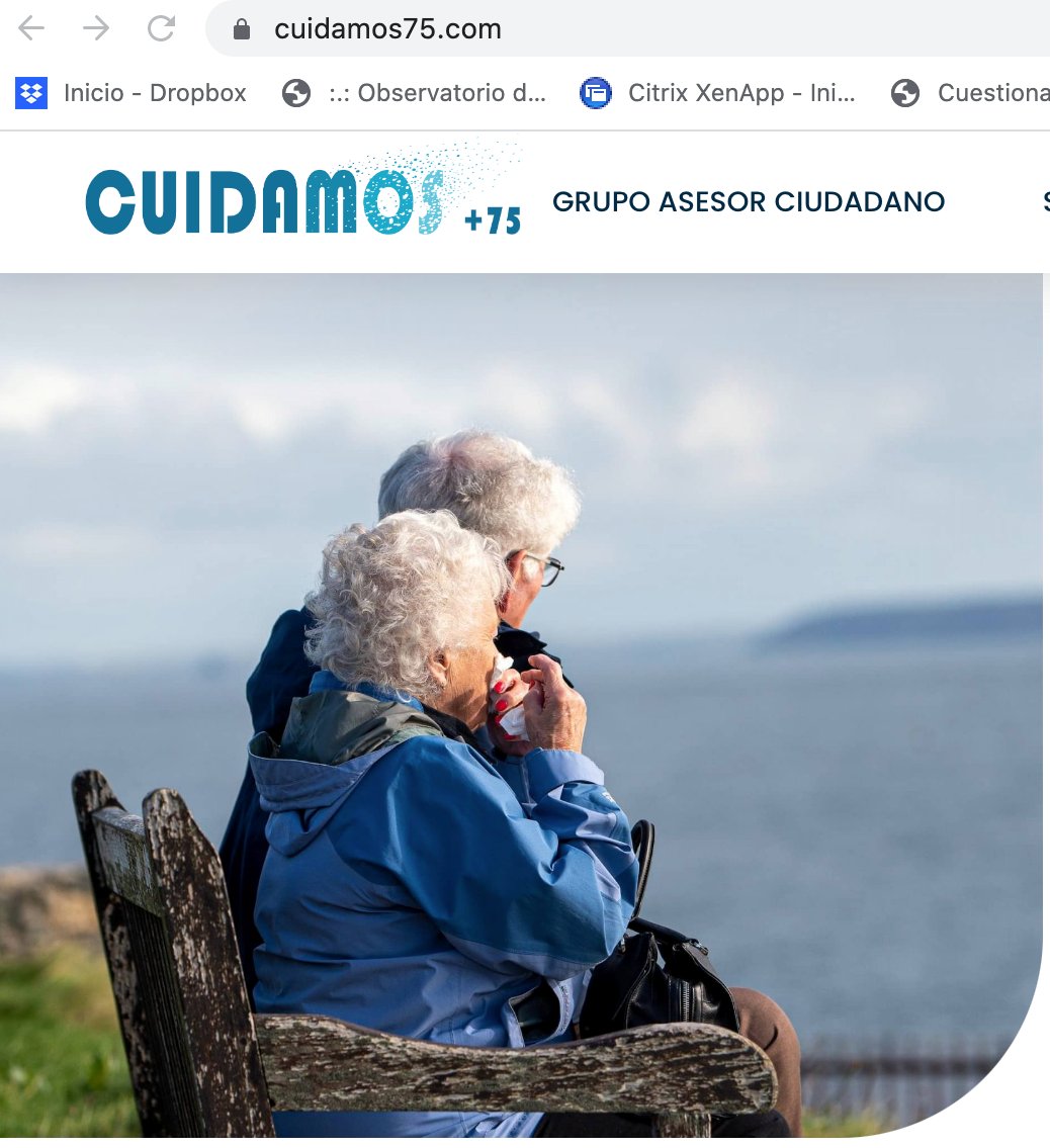 🔵 El proyecto Cuidamos+75 de <a href="/Investenisciii/">Investén-isciii</a>, estudia el impacto de la pandemia por #SARSCoV2 en el estado de salud de personas ≥75 y cuenta con un grupo asesor ciudadano para proponer, diseñar y asesorarnos en la divulgación. 
🔗 cuidamos75.com/grupo-asesor-c…