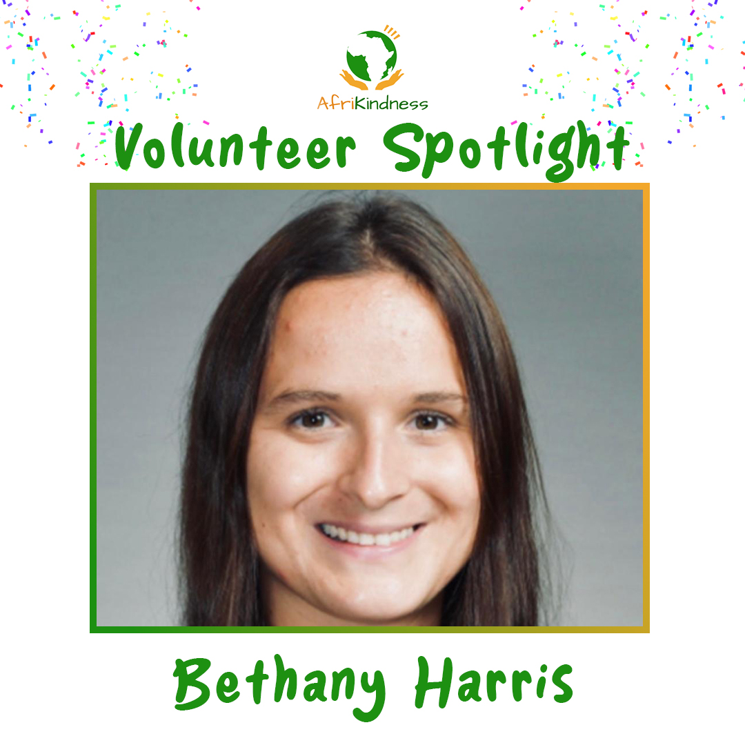 @Ladfunk80 Another incredible volunteer we are celebrating is Bethany Harris, who serves as an Education Specialist at @afrikindness. Her steadfast dedication is evident in her ability to craft informative content. Today, we join together to honor her contributions.#VolunteerAppreciation