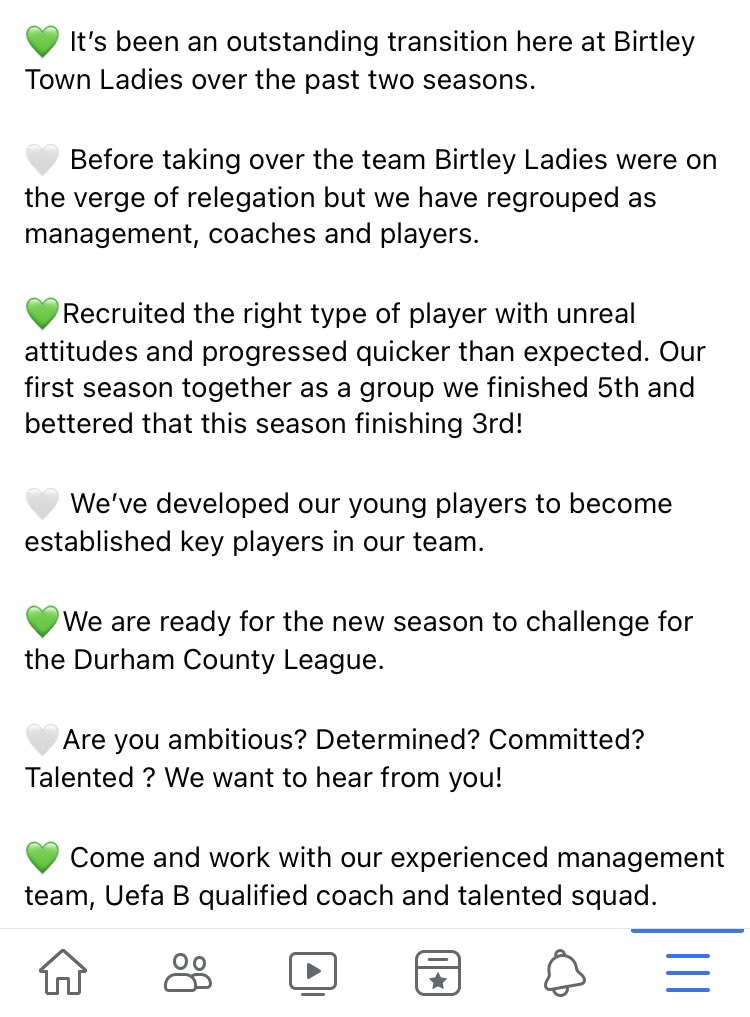 BirtleyLadies's tweet photo. 📣📣 recruitment 📣📣 https://t.co/FJl00ytIAh