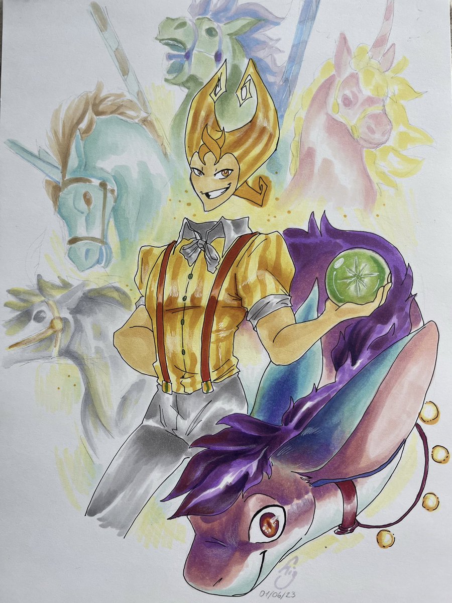 I’m at @MyLittleMaren’s place and.. Oooh they are letting me use her super expensive copics!! So I had to draw their chars! The lights surely doesn’t show how good and bright the inks are!

Jack, Whisper and Cornelius belongs to them~

#nightmarens #NiGHTSintoDreams #oc