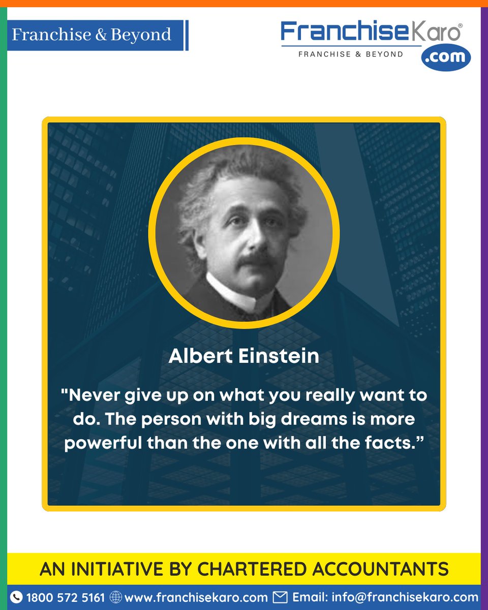 FranchiseKaro1's tweet photo. Thought of the day! 

#Motivation #businessgrowth #Franchise #FranchiseOpportunities https://t.co/omDyCU6fF8