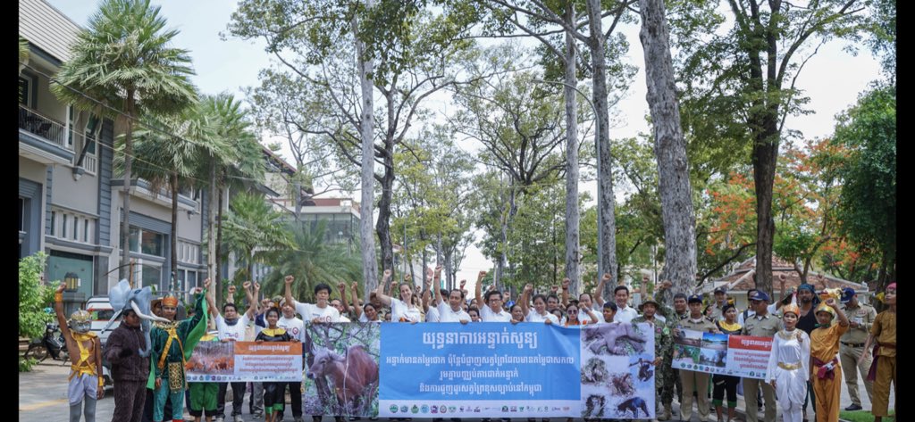 #ZeroSnaringCampaign reaches to Siem Reap today, where it’s not only renowned archeological site but it’s also rich in biodiversity. New species discovery report recently released is a testimony. Wildlife are treasure troves - we must protect them from hunting, snaring &amp; trade.