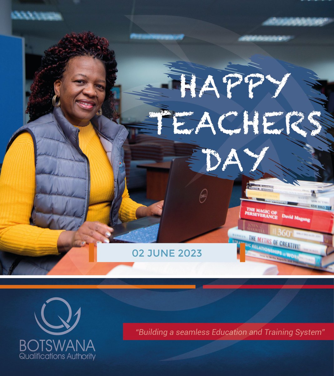 Happy Teachers Day!

Botswana Qualifications Authority (BQA) appreciates the role teachers play in 'Building a seamless Education and Training System' in Botswana.

#BQA
#education
#teachersday
#Botswana