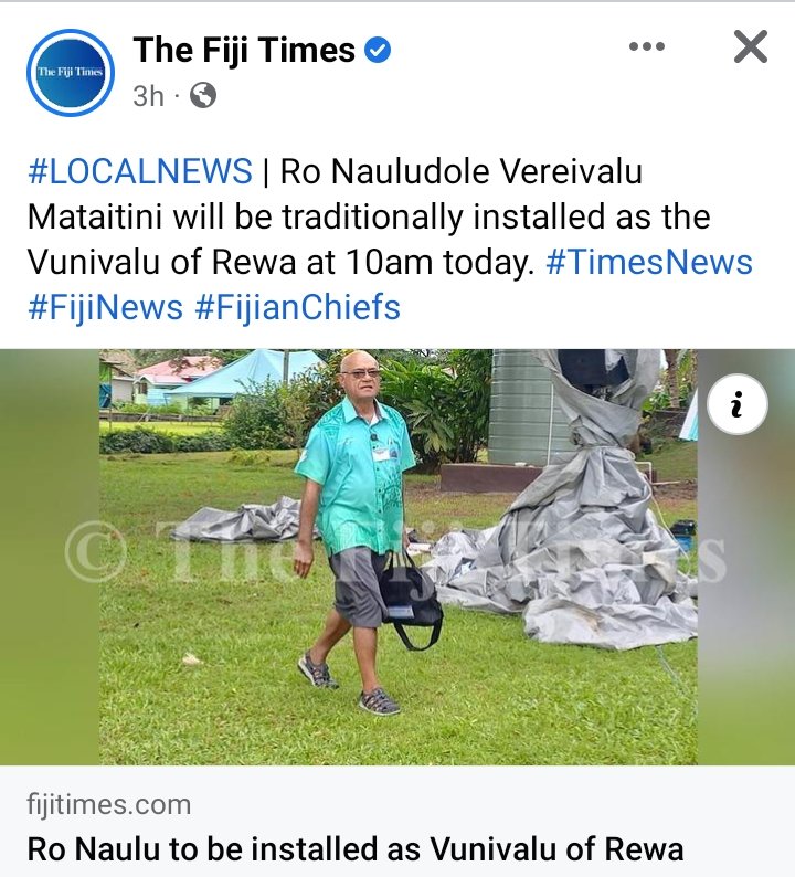 RaphaYavala's tweet photo. Congratulations Ratu @NauluM for your installation as the Vunivalu of Rewa. @mark_up https://t.co/1L25UOWPS5