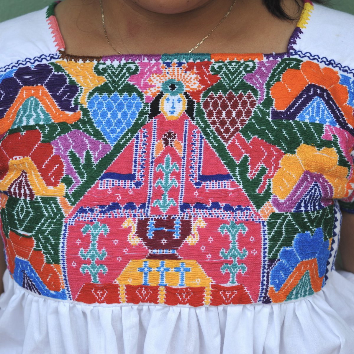 you can always rely on the west to suck every last bit of color out of indigenous cultures. anyways here’s some actual examples of regalia from nahuatl speaking communities