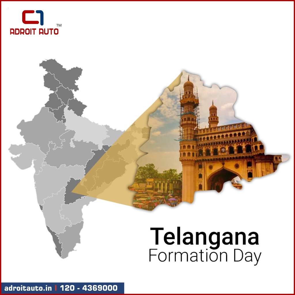 Telangana Formation Day marks the contribution of people to form a separate state from Andhra Pradesh. We honour the people of Telangana for their remarkable achievements in science, art and literature.

#TelanganaFormationDay #UsedVehicles #PhysicalAuction #AdroitAuto