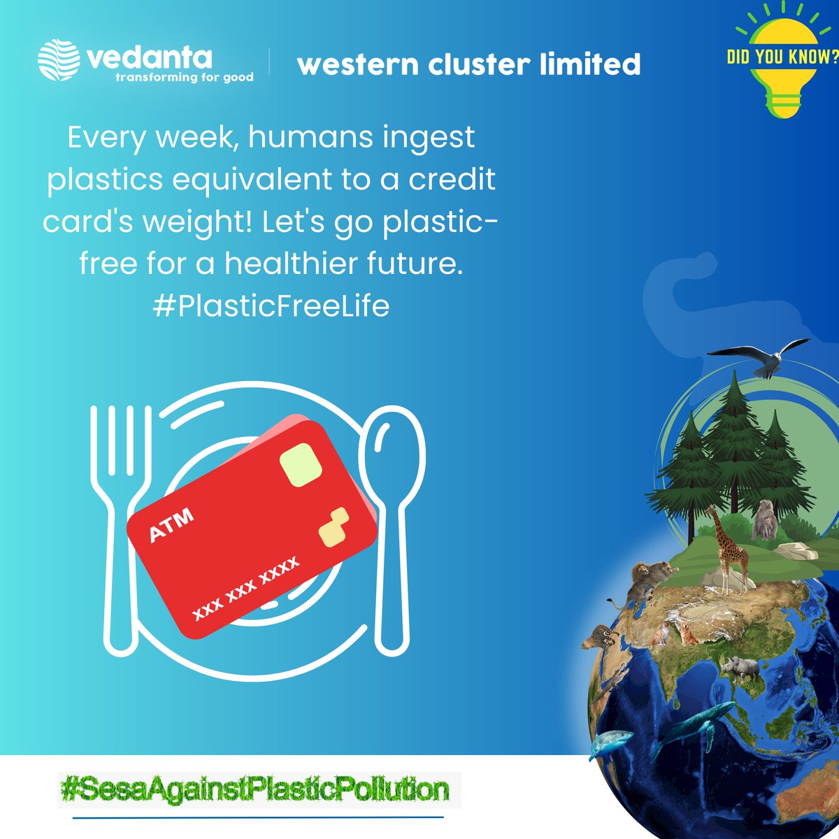 westerncluster's tweet photo. #WCLAgainstPlasticPollution #Vedanta #WCL #WorldBiodiversityDay #Biodiversity #TransformingForGood https://t.co/EGI9mlejmD