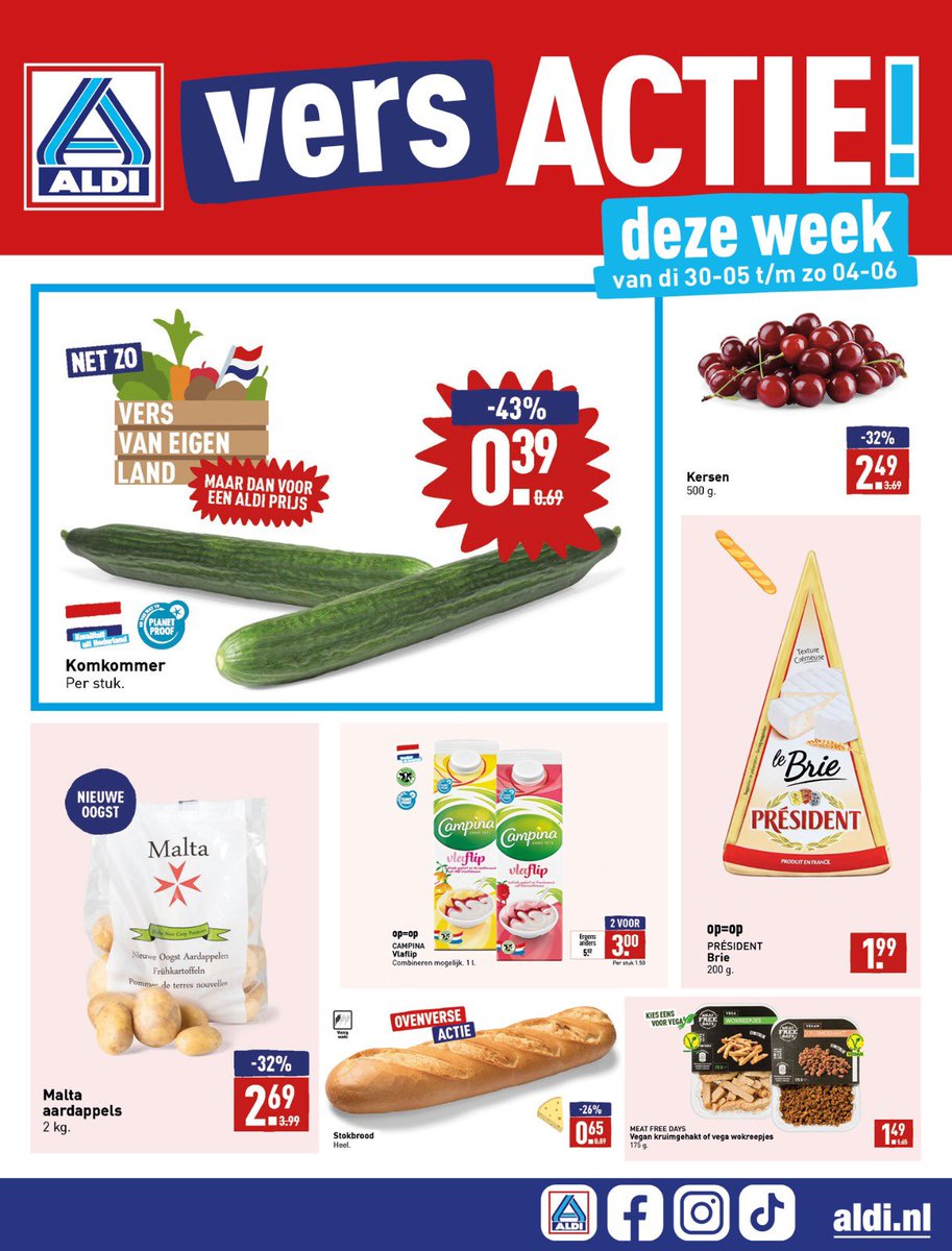 #ALDI <a href="/Europaplein4142/">Europaplein Leerdam</a> in VERS ACTIE