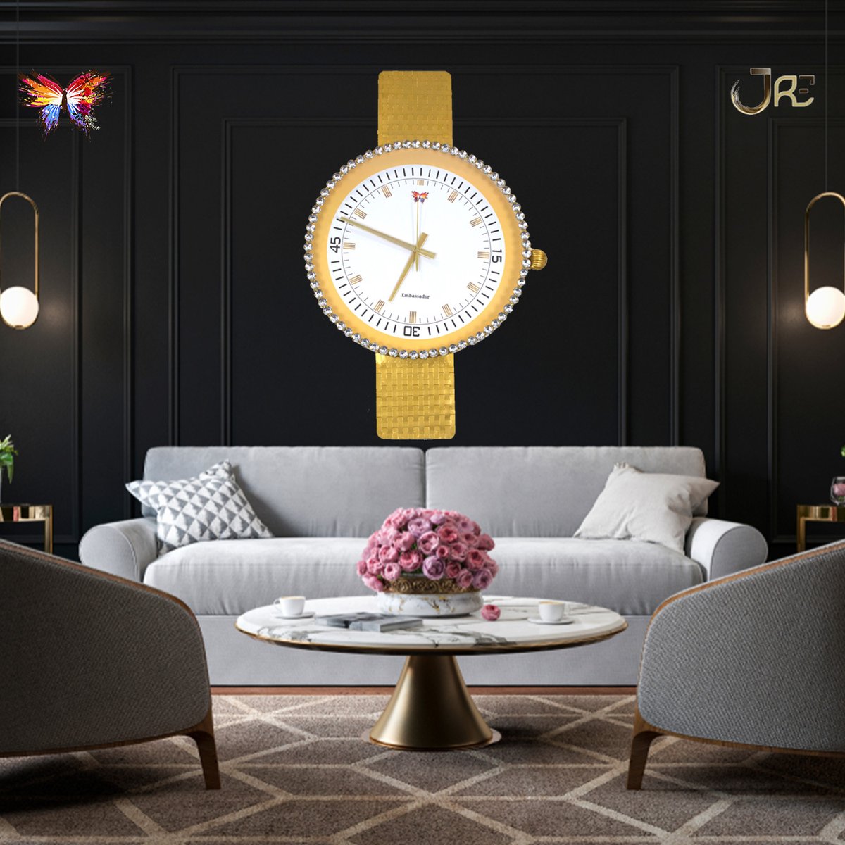 Luxury Gold Watch Clock launch June 2nd 8 PM   #luxurytoronto #luxuryclock #luxurygoldclock #goldclock #goldwallclock #goldjewellery #jewelryclock #handmade #luxuryhandmade #largewallclock #livingroomclock #decorativeclock #watchclock #goldwatch #goldwatchclock #fashionblogger